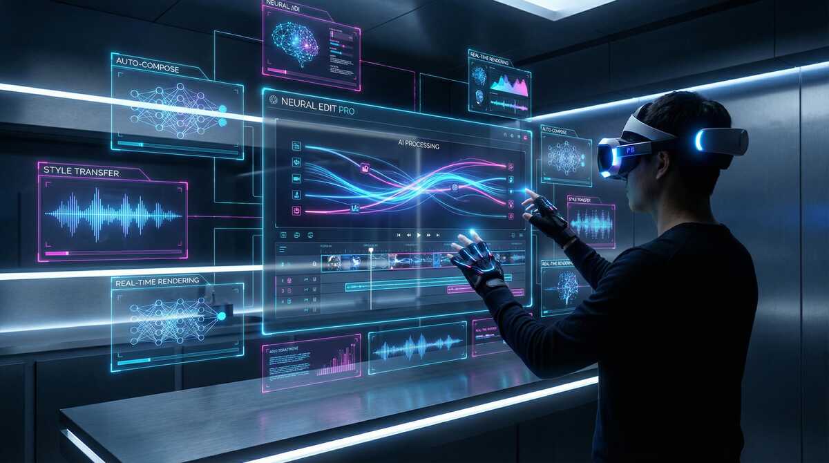 国产精品 AI视频剪辑工具界面